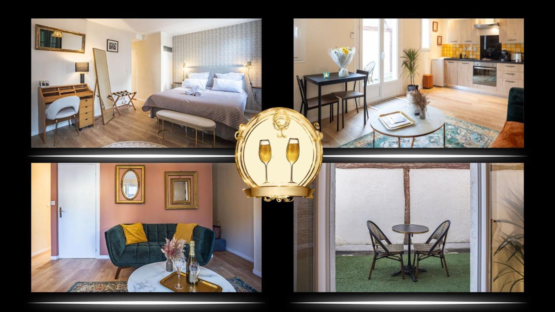 Apartament Champagne En Terrasse - Elegant Et Discret Troyes Zewnętrze zdjęcie